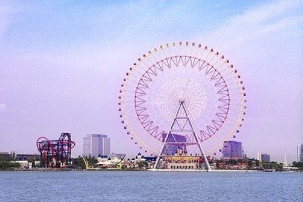 carnival fairground big wheel in Dinis